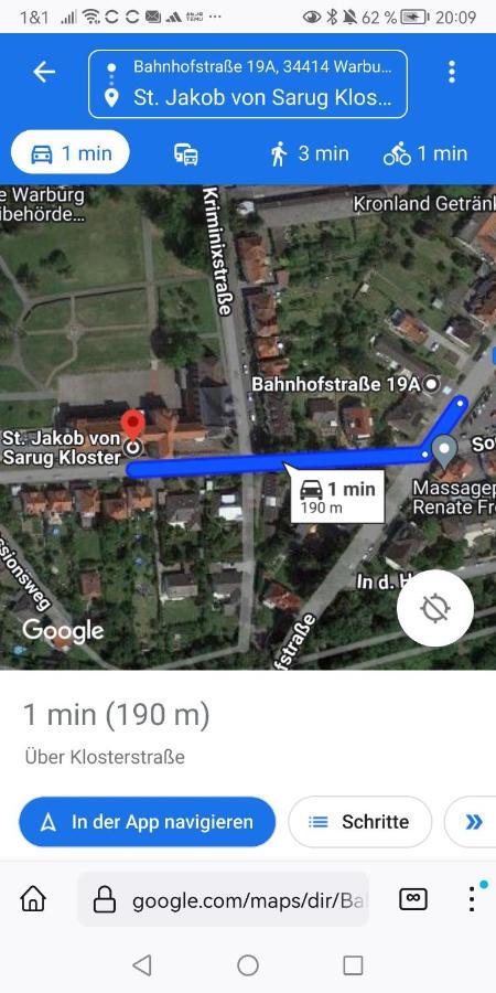 Warburg, Fewo "Sweet Home" 2,5 Zi- Eg-Separater Eingang - Parkplatz - Terasse- Komfortabel,Renoviert Exterior foto